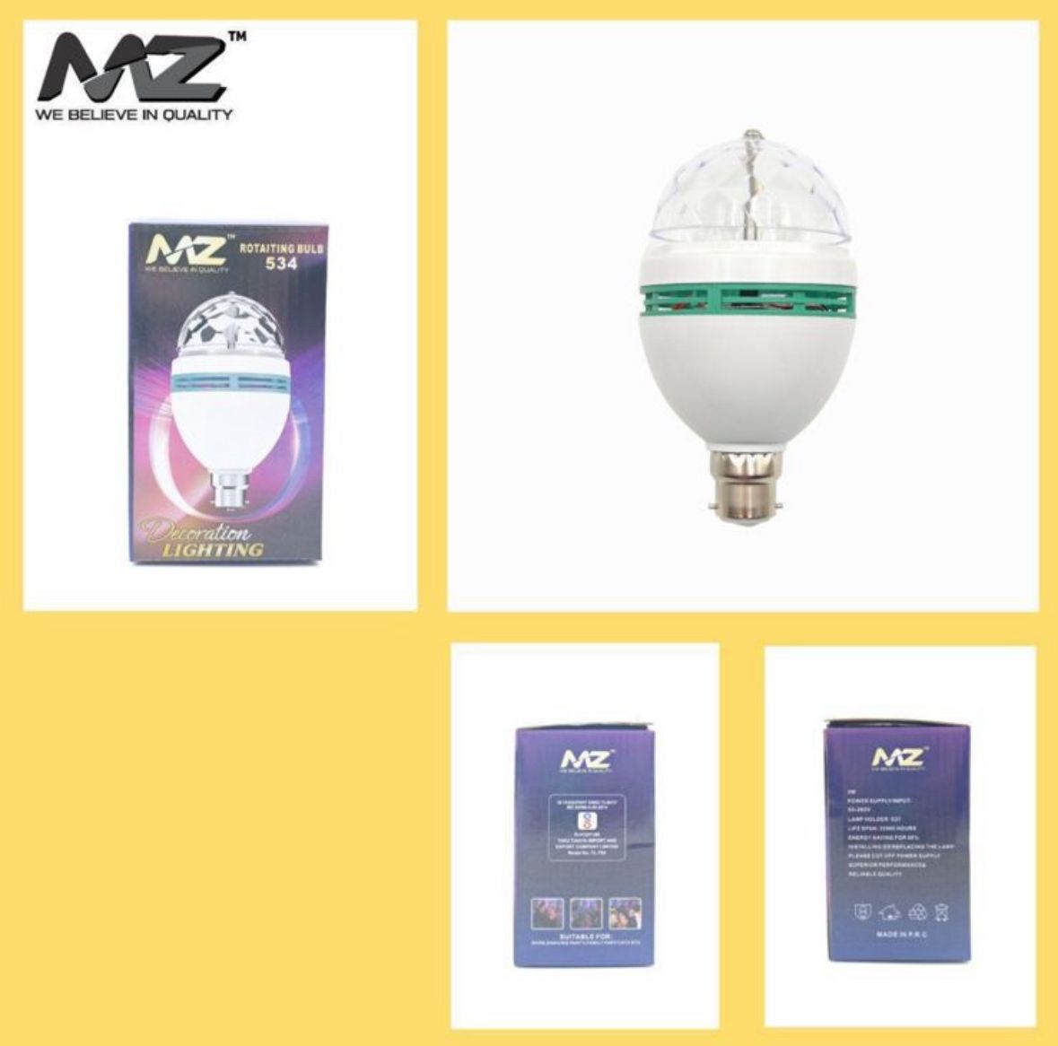 MZ-534 GOLDEN BULB