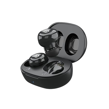 Portronics Harmonics Twins S3 Smart TWS Bluetooth 5.2 Earbuds with 20 Hrs Playtime, 8mm Drivers, Lightweight Design POR 1651, 1652, 1653, 1664