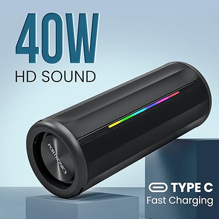 NOVA 40W Bluetooth Speaker With Dual Passive Radiator