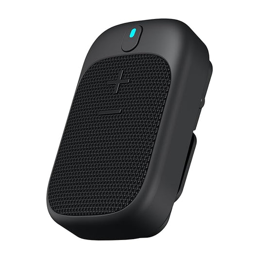 Portronics Talk Four 2W Wearable Bluetooth Speaker with Mic, Magnetic/Spring Clip-On, Upto 10Hours Playtime, IPX5 Water/Dust Resistant, Bluetooth 5.3v, Big Buttons, Portable Speaker with Microphone POR 2463