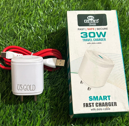 US GOLD CH-620 30W FAST CHARGER WITH 1 YEAR WARRANTY