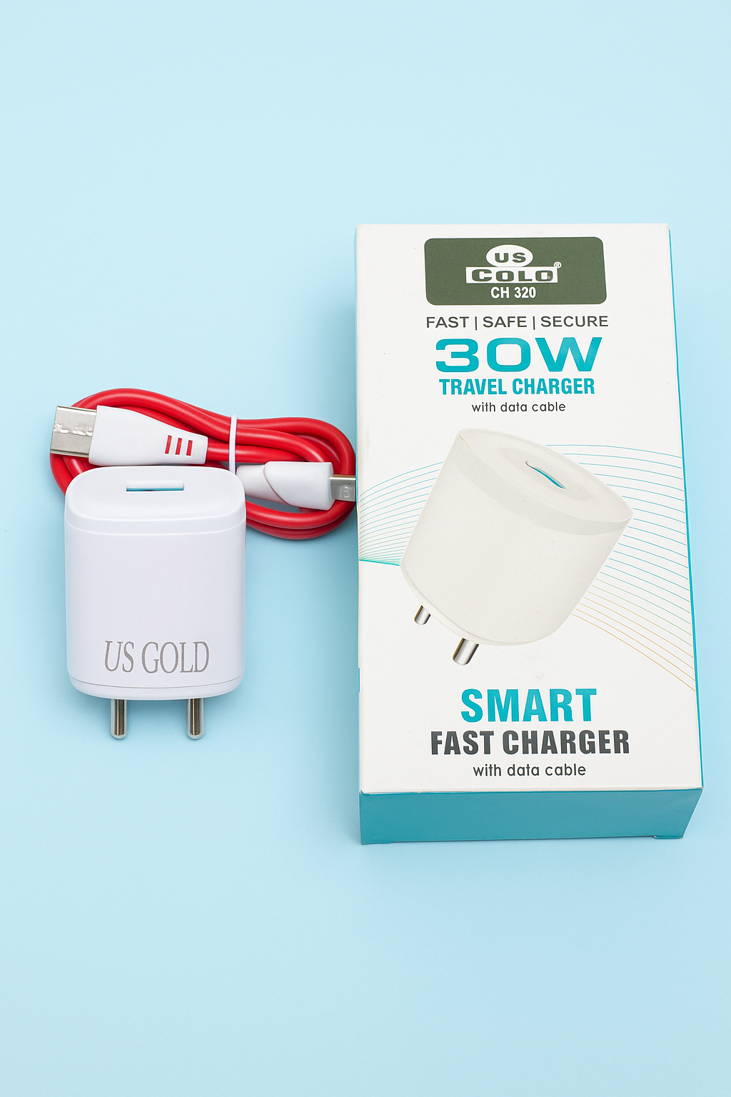 US GOLD CH-620 30W FAST CHARGER WITH 1 YEAR WARRANTY