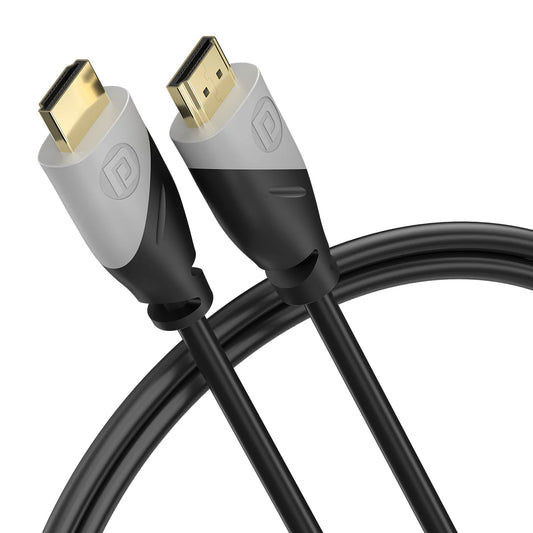 Portronics HDMI Cable 1.5 m Konnect Sync 4k 60Hz with Gold Plated Connectors  (Compatible with Laptop, TV, Projector, Monitor, Set-Top Box, Black, One Cable)POR 2057