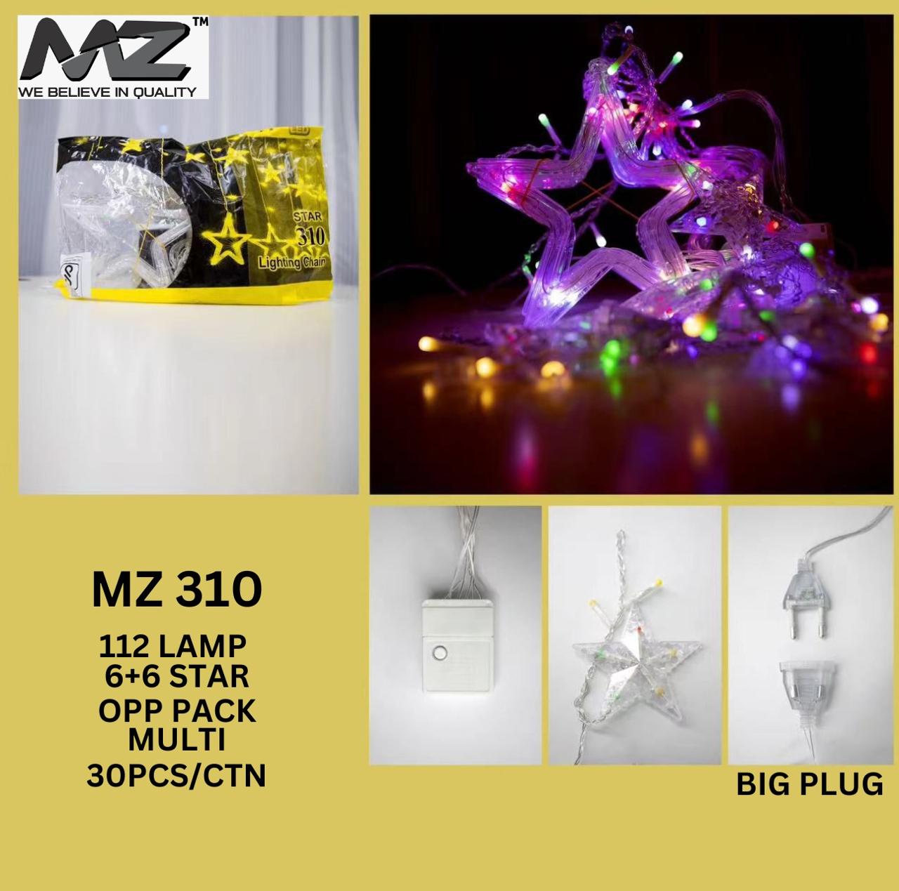 MZ-310,112 LAMP, 6+6 STAR, MULTI