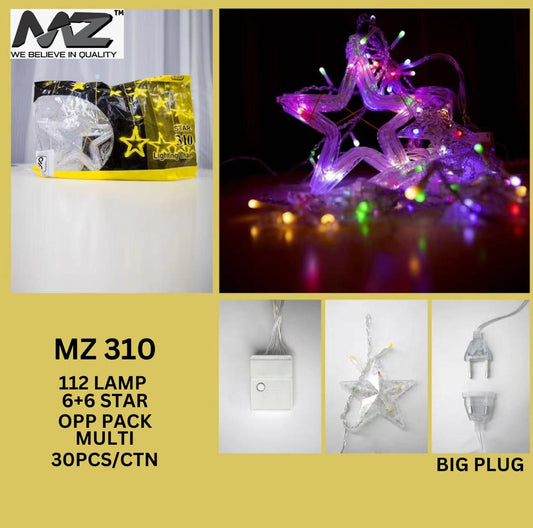 MZ-310,112 LAMP, 6+6 STAR, MULTI