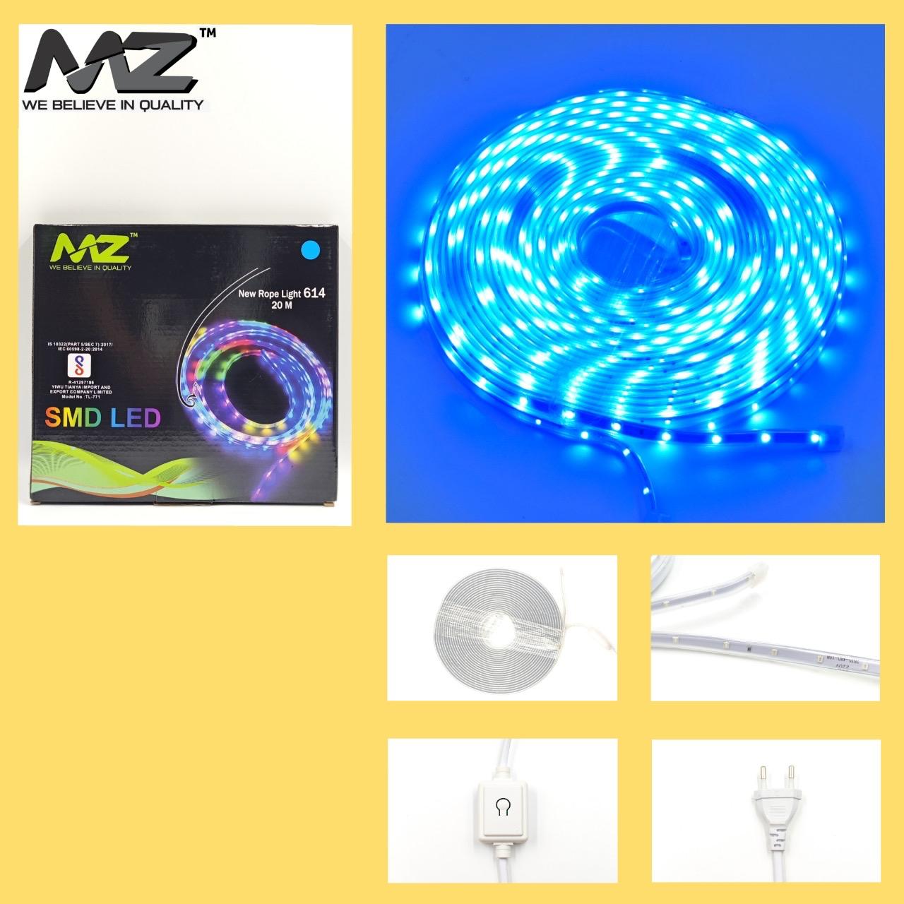 MZ 614,20 METER, NEW SLIM ROPE LIGHT, BLUE