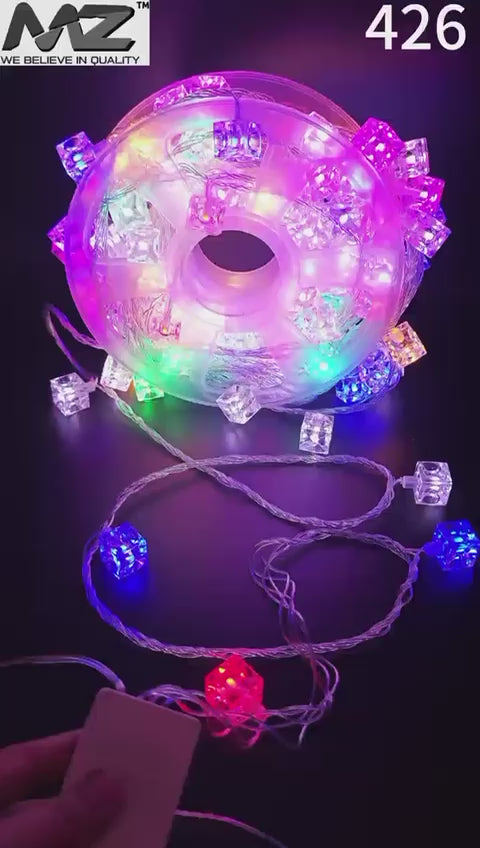 MZ-426 126 LAMP, 35 METER, GEL WIRE, ICE CUBE, FANCY, MULTI
