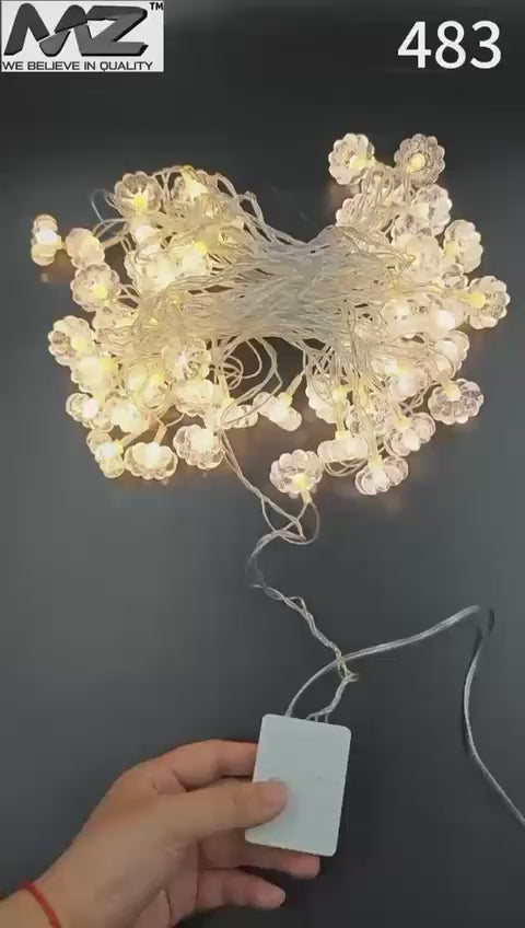 MZ -483 72 LAMP, 14 METER, GEL WIRE, FANCY, 5 MODEL MIX, WARMWHITE