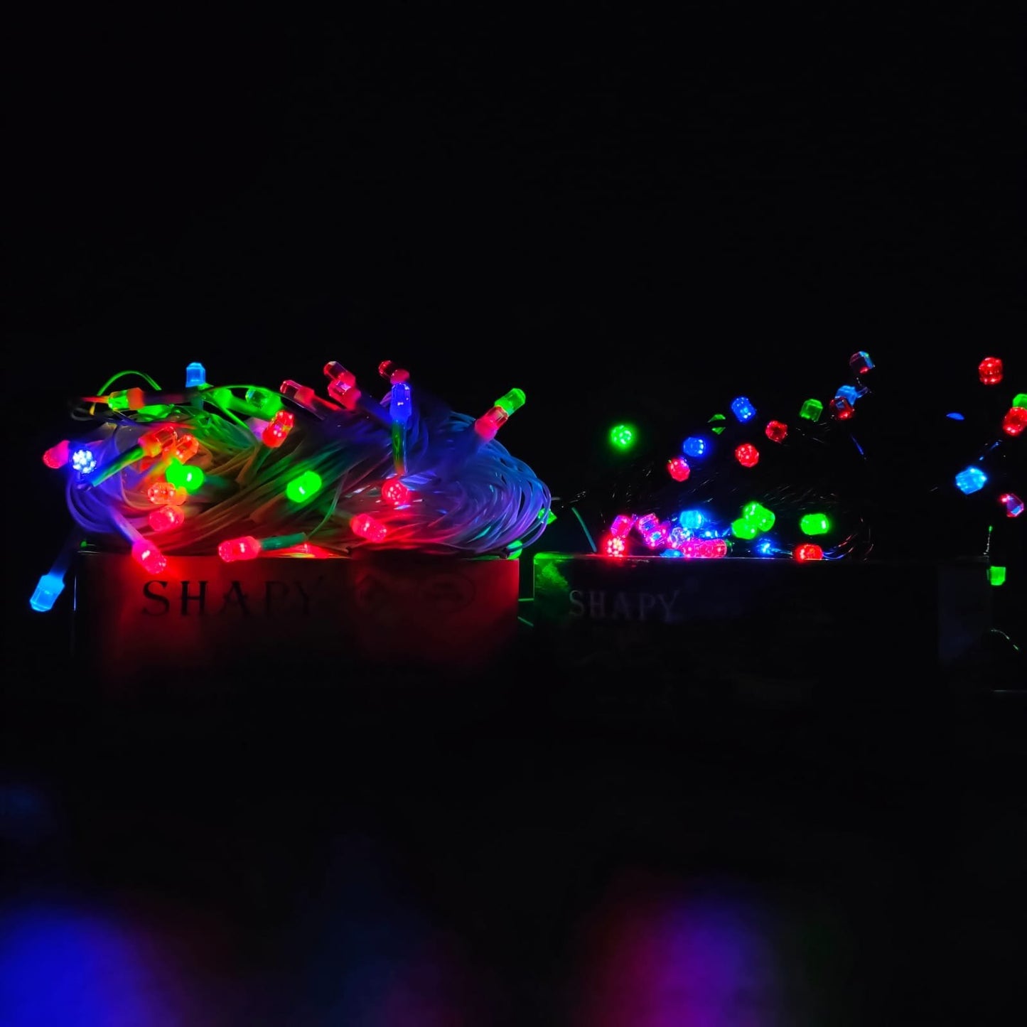 MZ 175, 136 LAMP, 35 METER, 8MM, DIAMOND BUBBLE (JARI BULB) RGRB