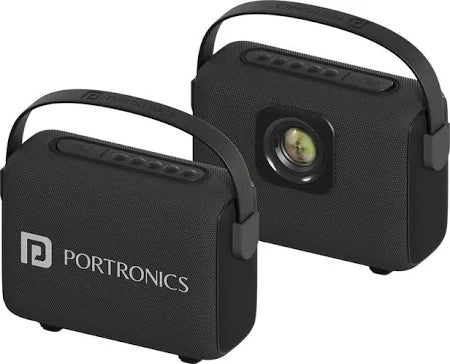 Portronics Resonate 14W Potable Bluetooth Speaker With LED Sunset Projection Lights ,BT 5.3V 14 W Bluetooth Speaker  (Black, Mono Channel) POR 2392