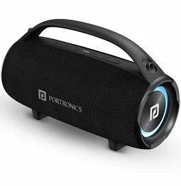 Portronics Thunder 2.0 60W Bluetooth Party Speaker,Passive Radiator,6Hr Playtime,EQ Mode 60 W Bluetooth Party Speaker  (Black, 2.0 Channel)POR 2338